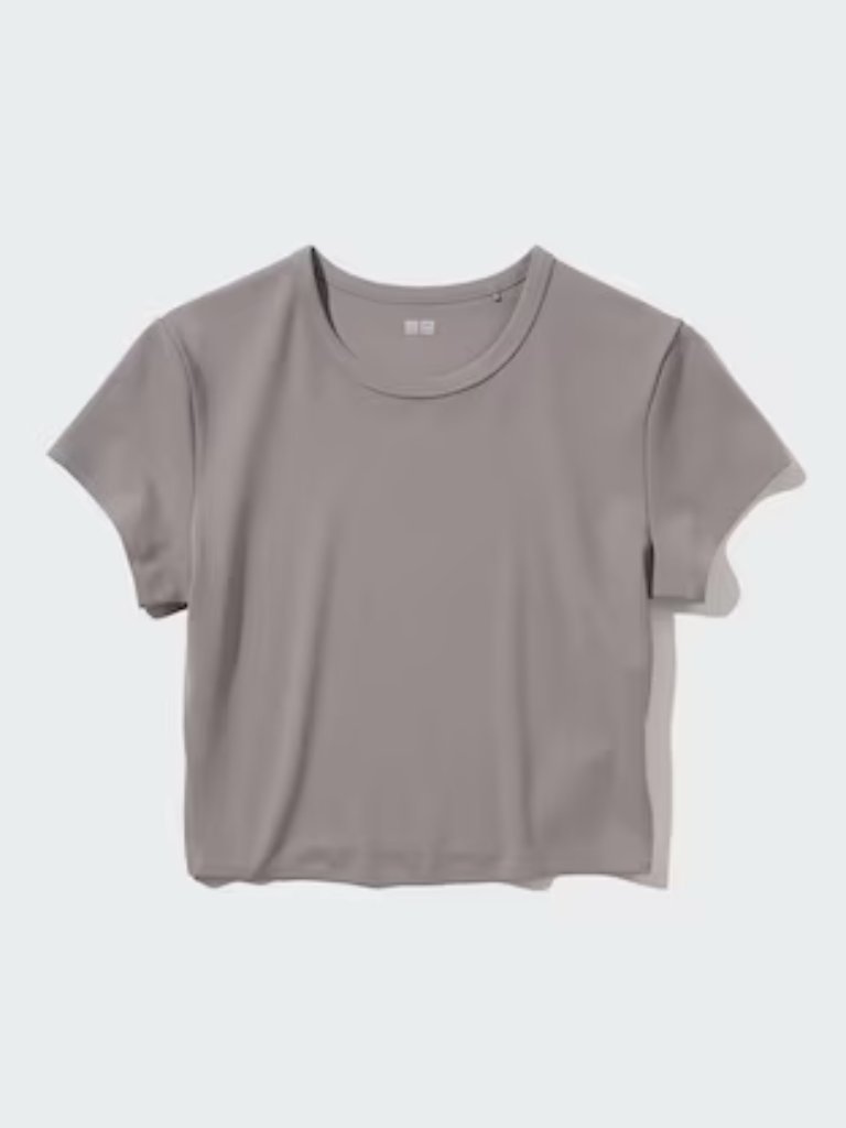 Ultra Stretch Airism Cropped Gym Workout T-Shirt